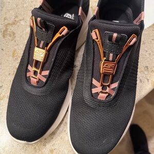 Skechers Black Slip-On Shoes